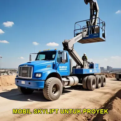 mobil skylift untuk proyek